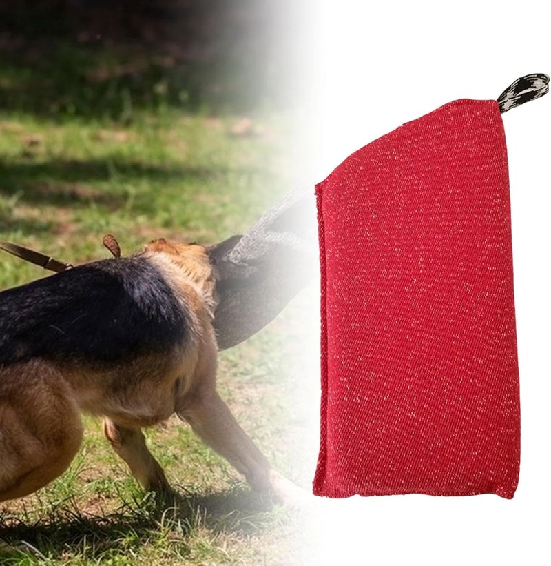 Baoblaze Dog Bite Sleeve Dog Training Sleeve Bite Resistant Sturdy Pet Supplies Bite Protection Sleeve Professional for Puppy Work Dog, red White - Image 2